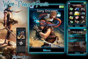 Тема Принца Персии для Sony Ericsson